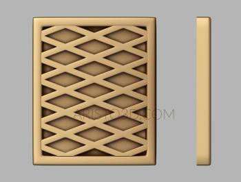 Set of panels (KPN_0045) 3D model for CNC machine